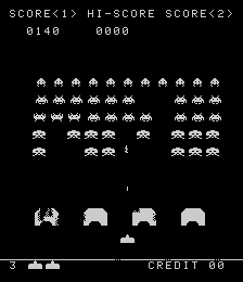 Space Invaders screen shot
